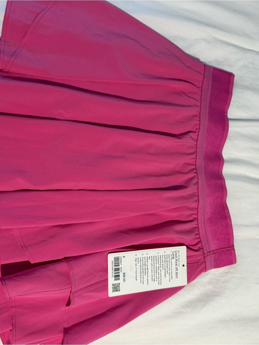 lululemon athletica Hot Pink Skater Active Skirt